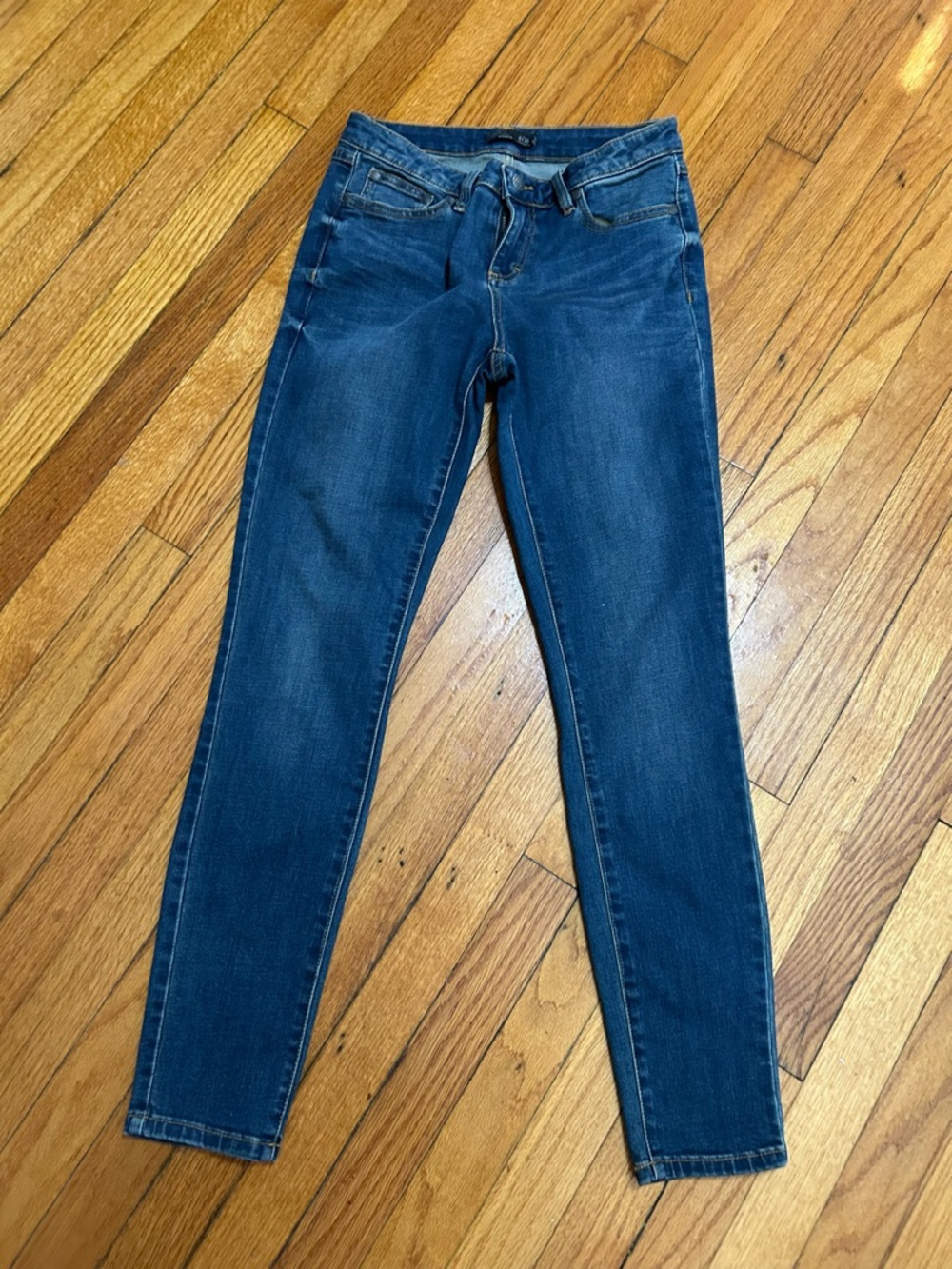 Prana Organic Cotton Mid Rise Denim Skinny Jeans Womens 6/28